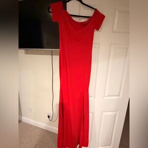 Amazon Women's Red Maxi Dress
